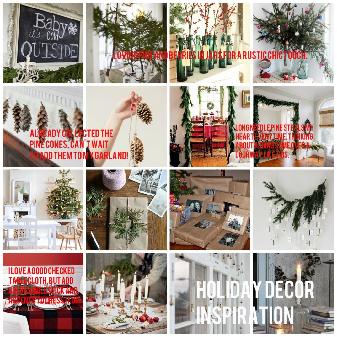 Holiday Decor collage